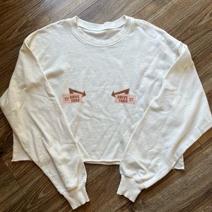 Drive Thru crop crewneck